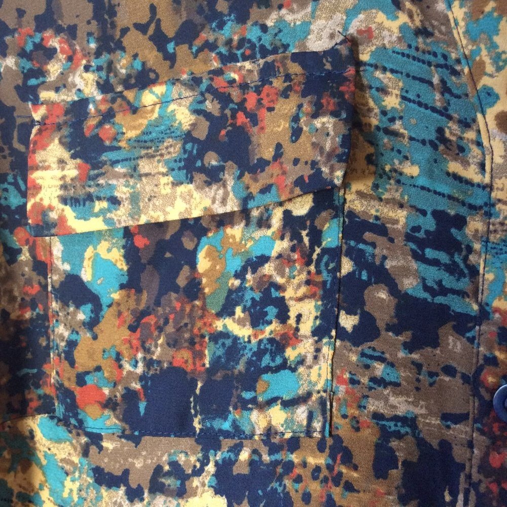 Christopher Banks Button Down Blouse with Long Sleeves Size S - Picture 4 of 8
